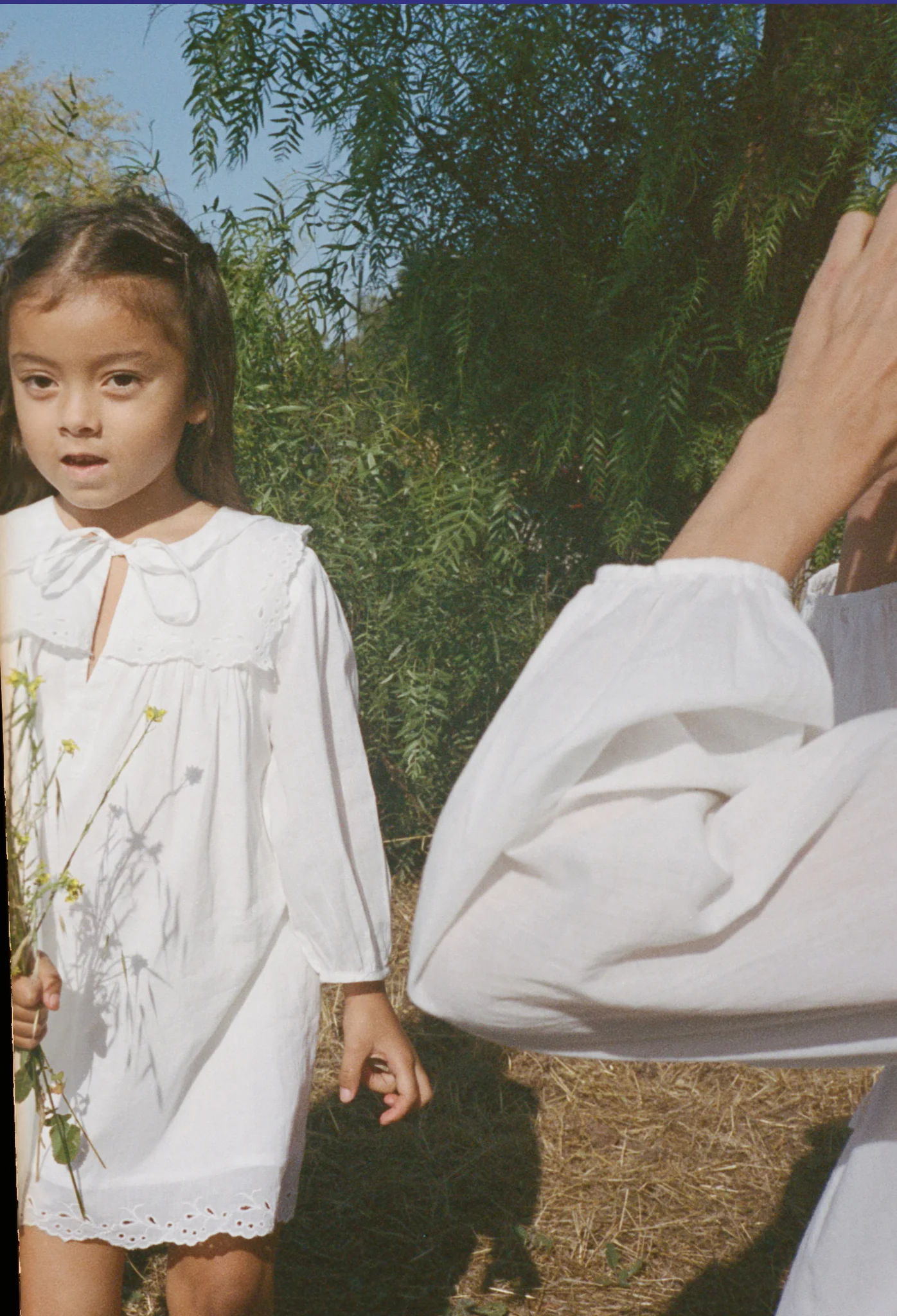 Ciao Bambini Jonita White Voile Dress - Image 4