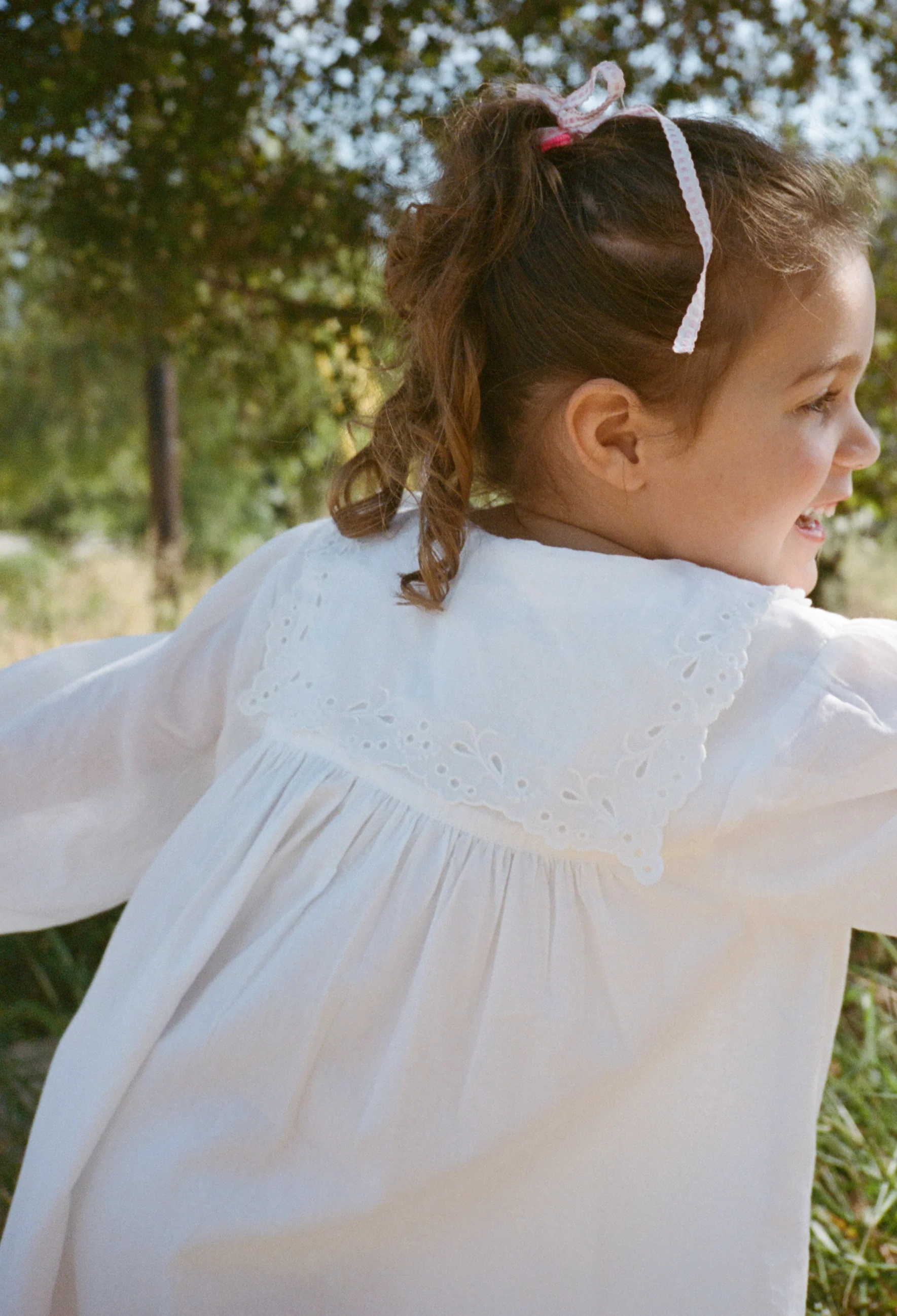 Ciao Bambini Jonita White Voile Dress - Image 9