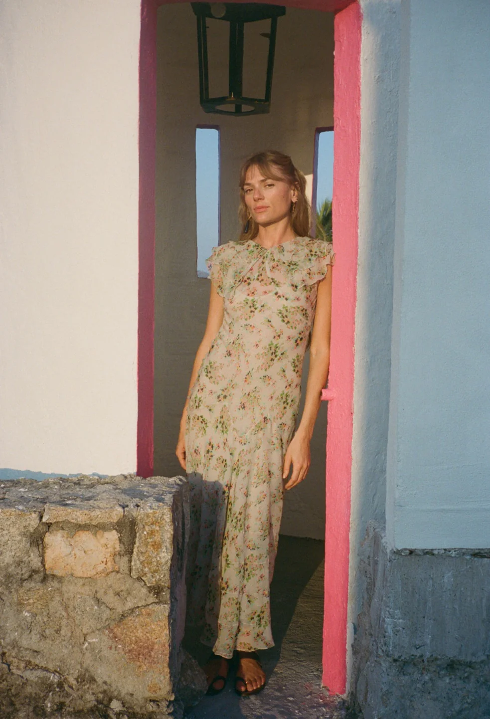 Lauryn Jardin Silk Chiffon Dress - Image 4