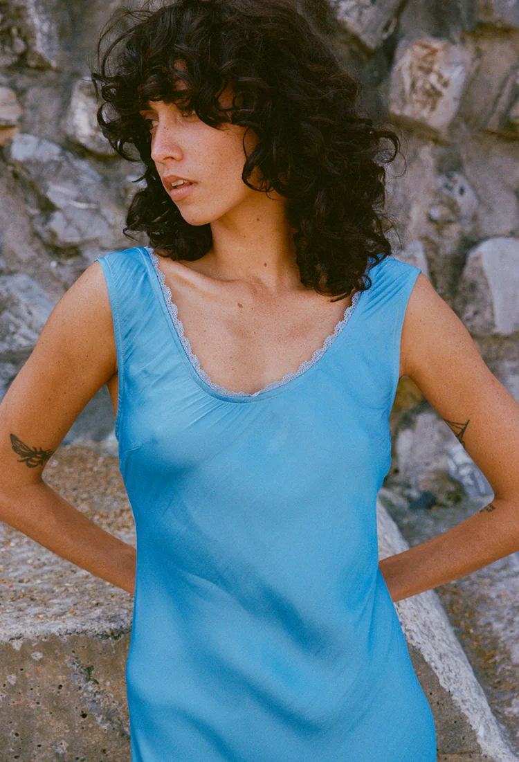 Leticia Dress Acqua - Image 9