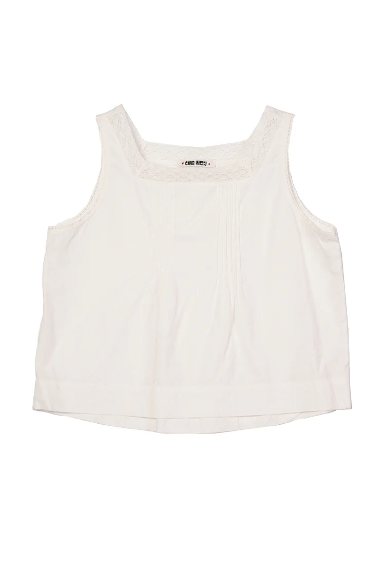 Lexi Top White Cotton Poplin - Image 7