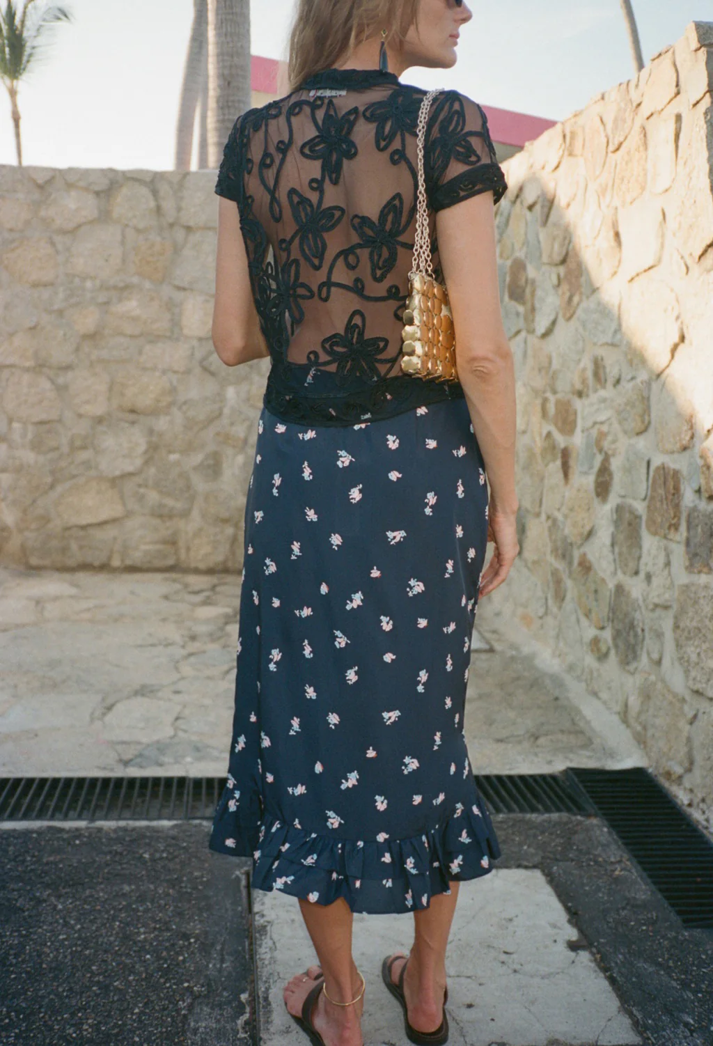 Lilura Papillon Silk Skirt - Image 3