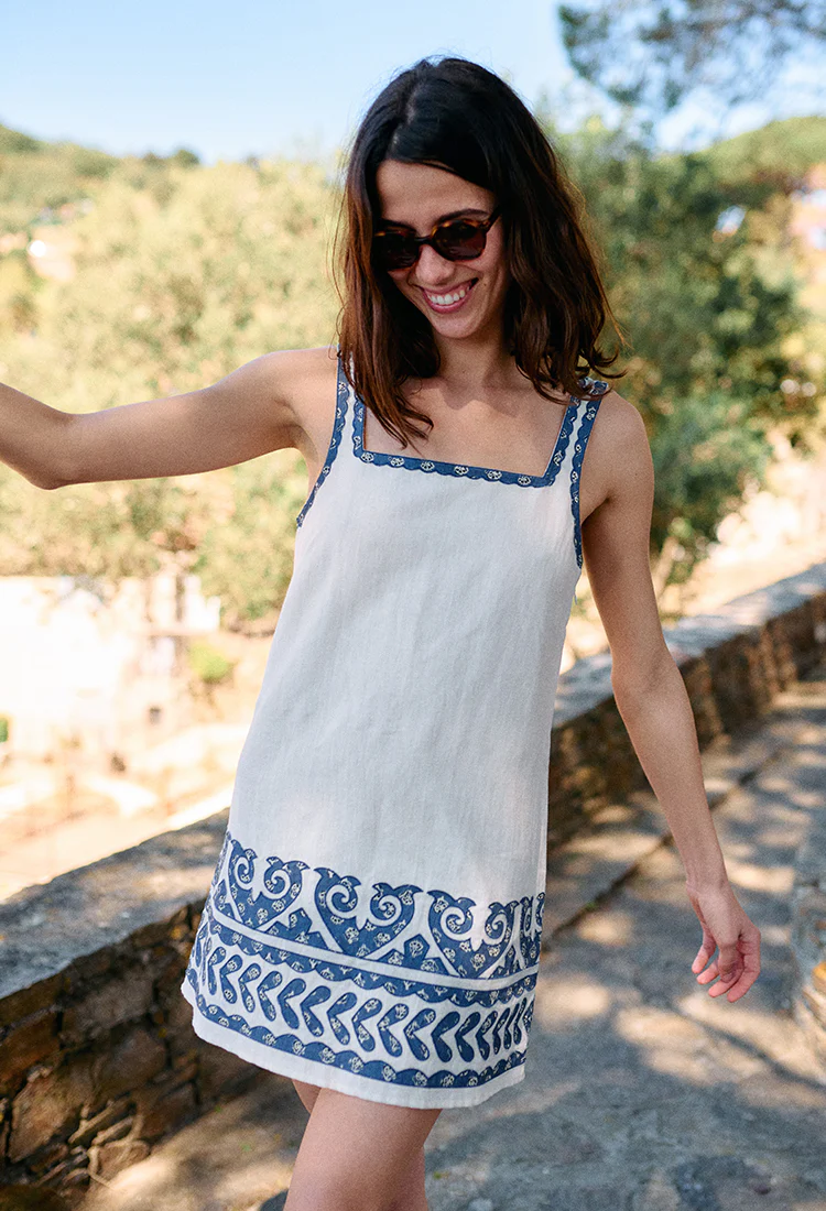 Lissie Natural Linen Dress