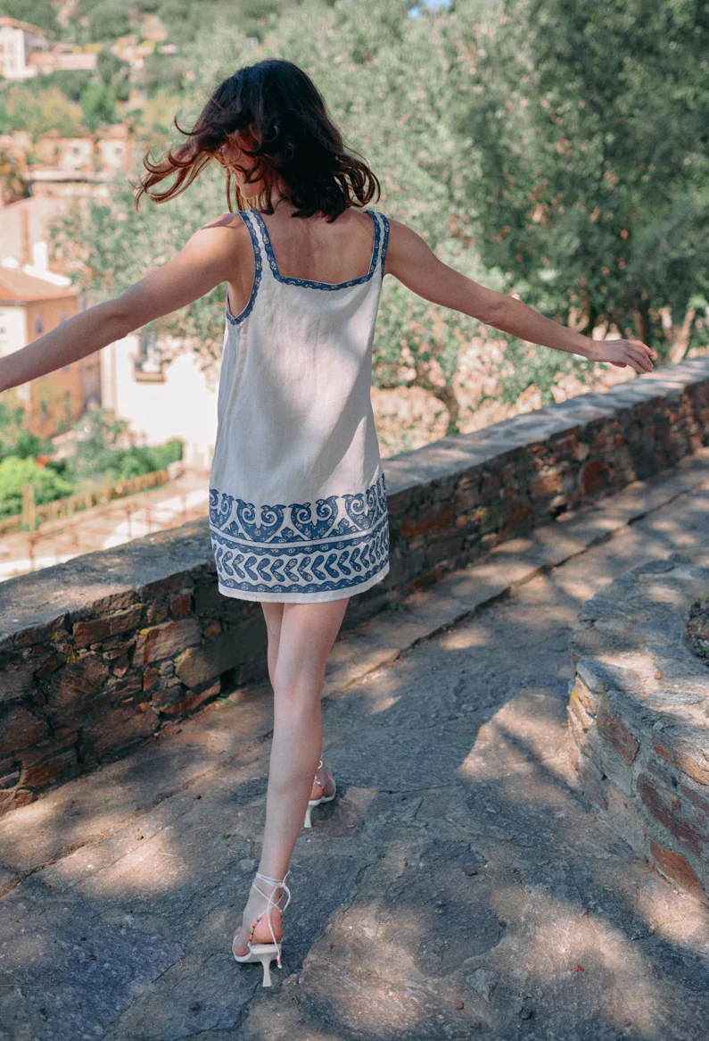 Lissie Natural Linen Dress - Image 4