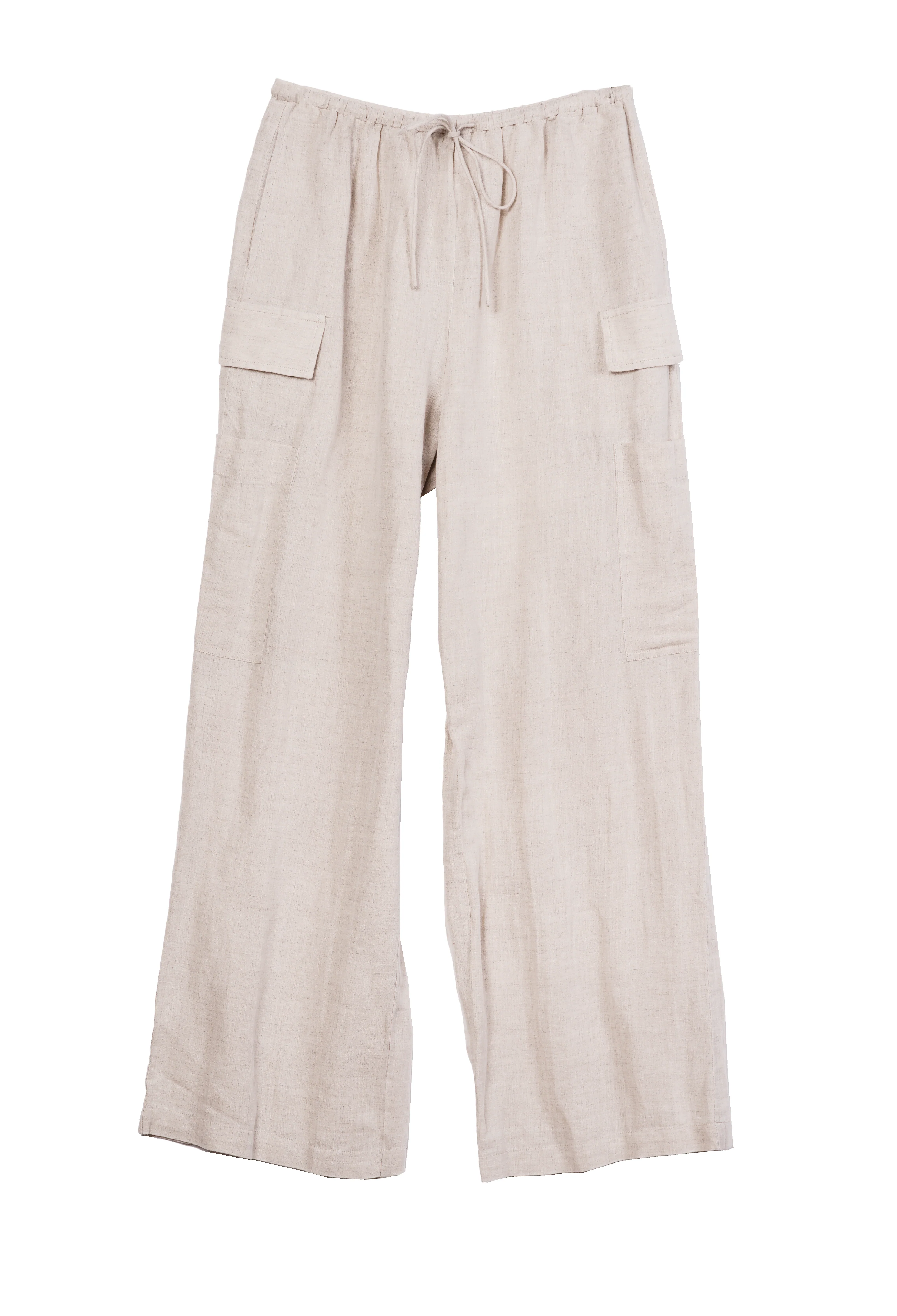 Marceau Oatmeal Linen Pant - Image 3