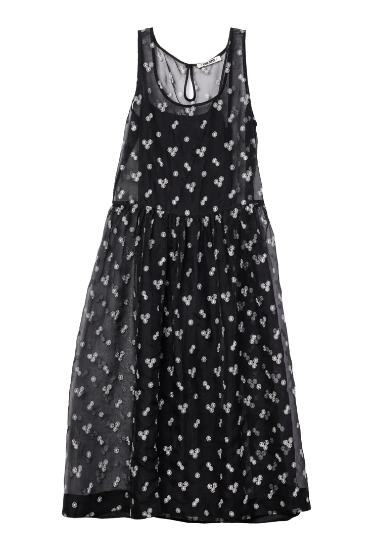 Mariella Black Organza Dress - Image 8