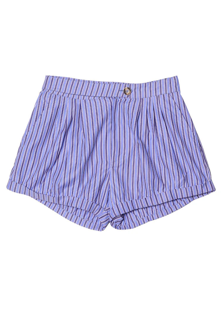 Mariko Stripe Shirting Short - Image 4