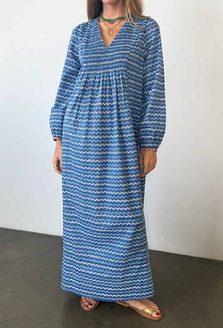 Mira Palma Cotton Voile Caftan - Image 3