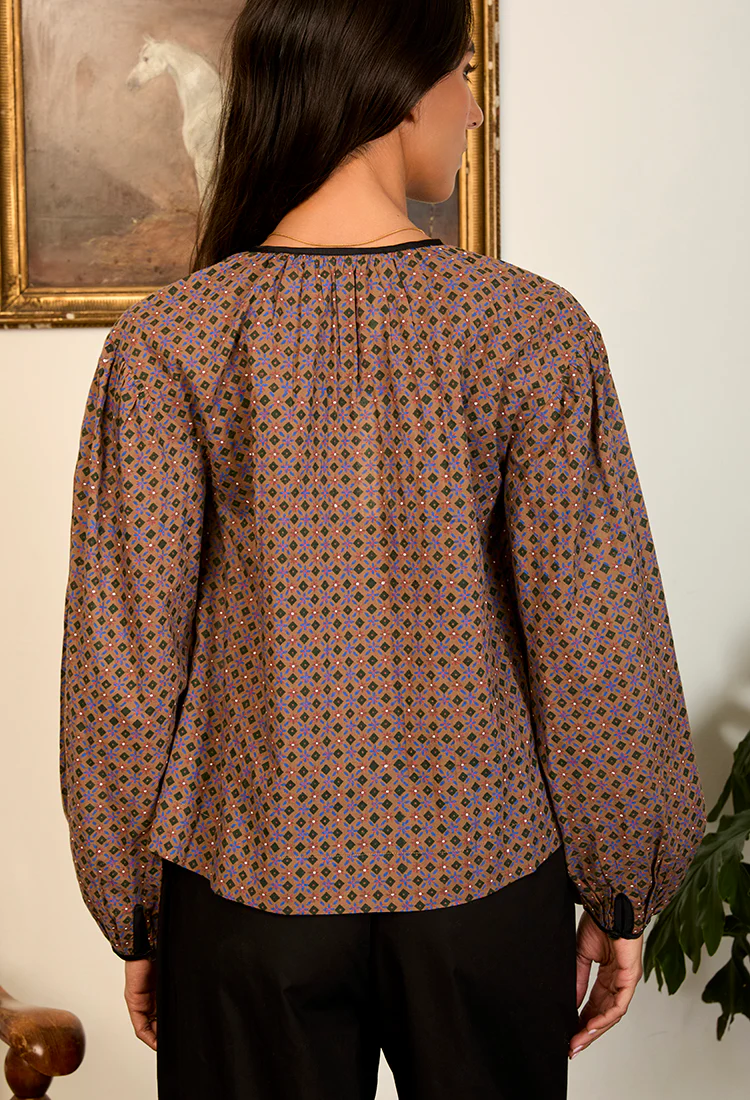 Myra Top Stained Glass Cotton Voile - Image 2