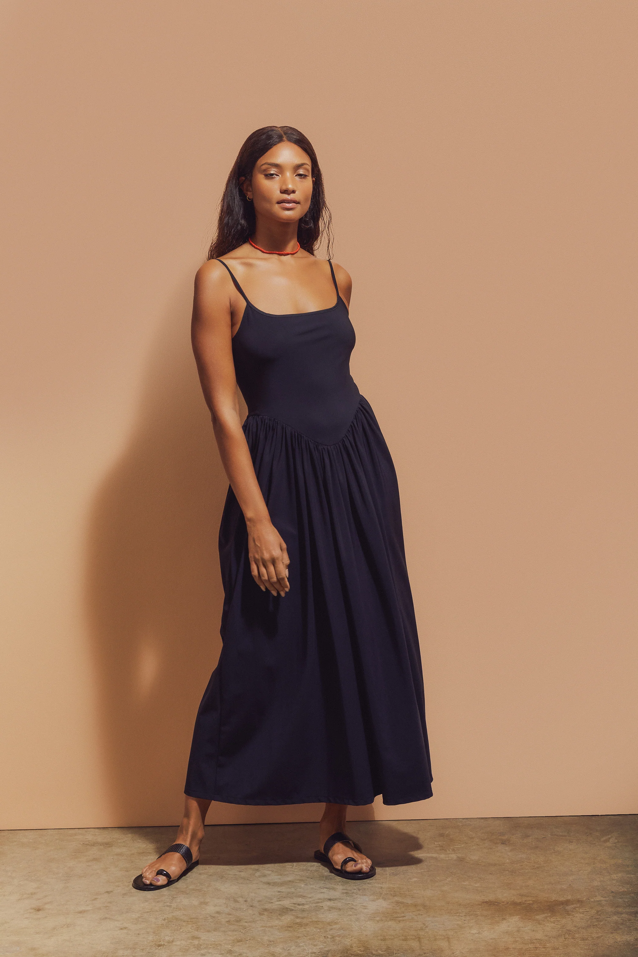 Neroni Dress Black Jersey - Image 6