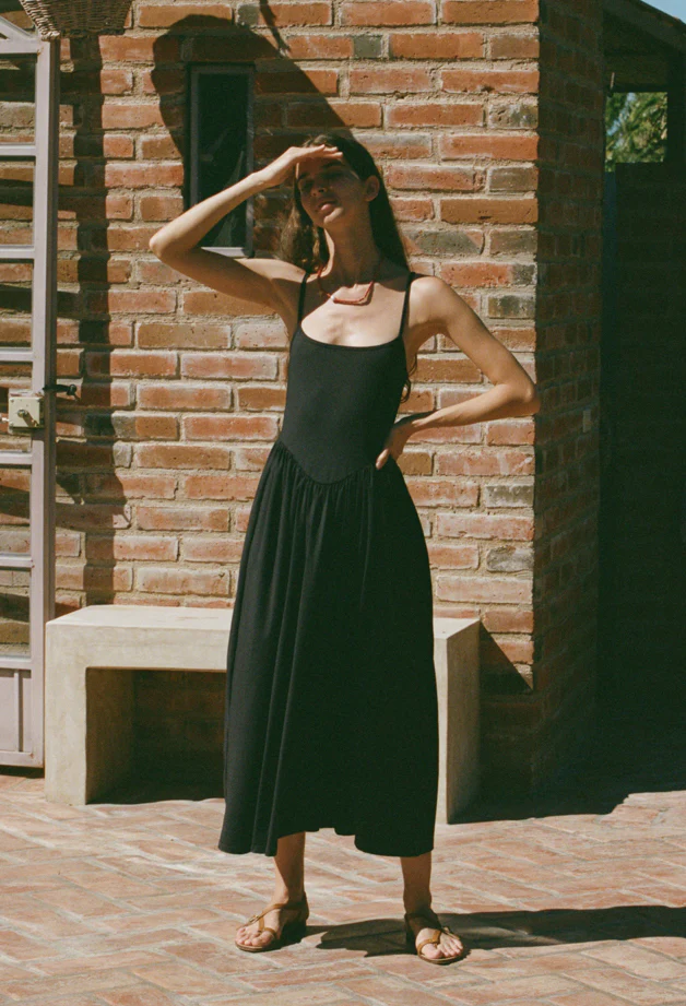 Neroni Dress Black Jersey - Image 7