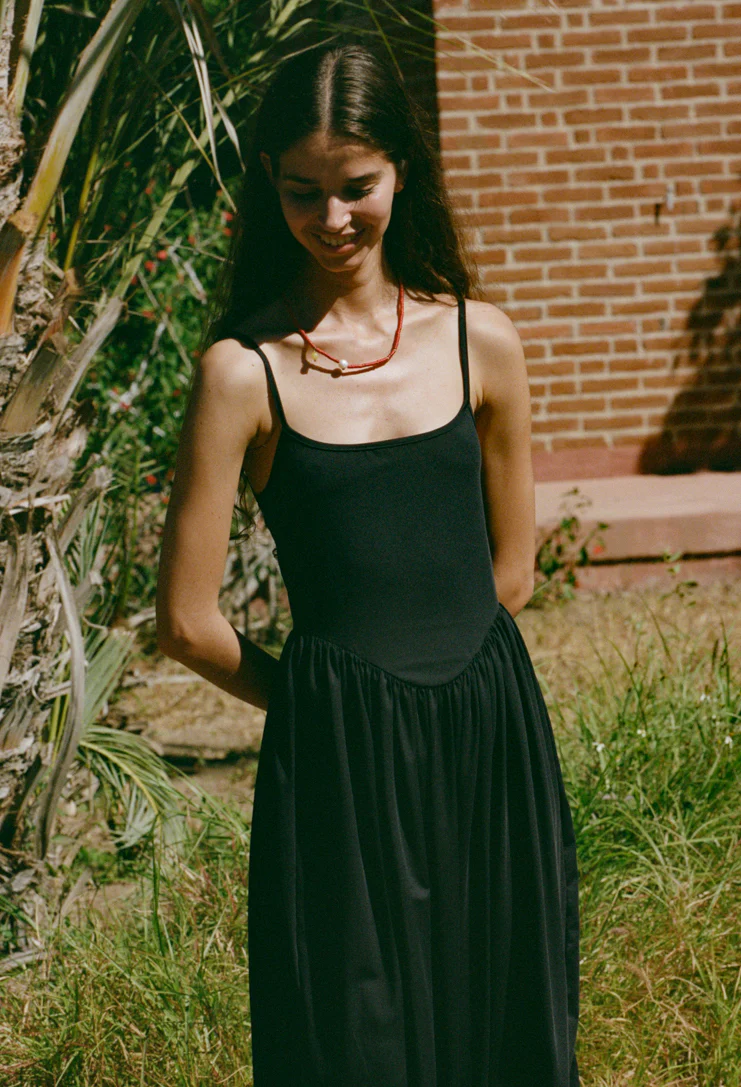Neroni Dress Black Jersey - Image 8
