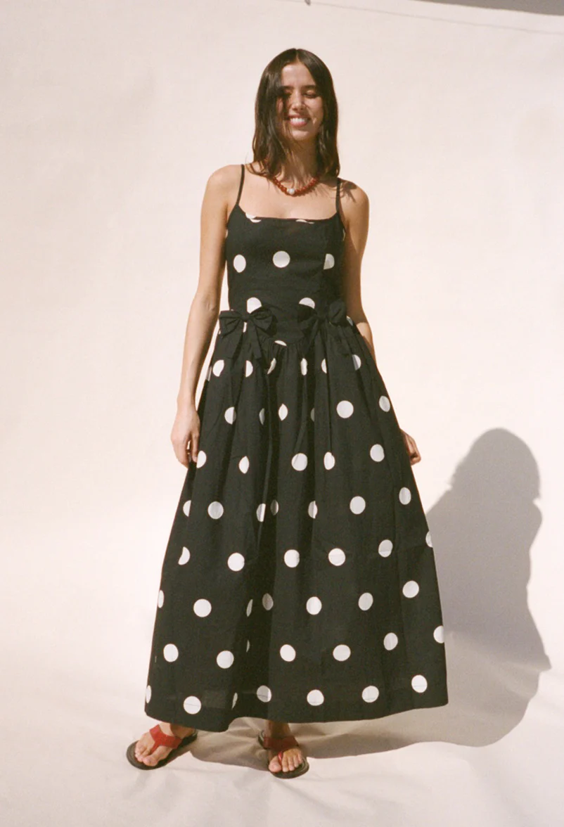 Neroni Dress Polka Dot with Bows - Image 3