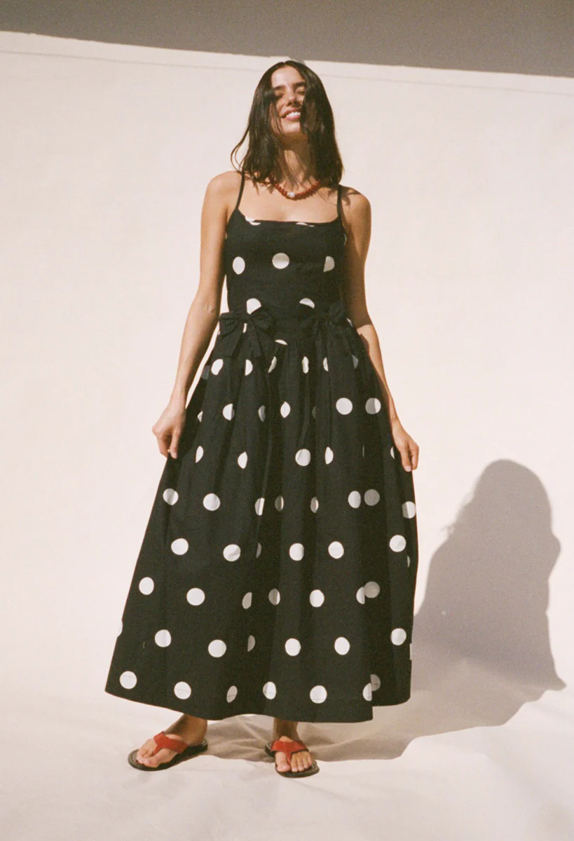 Neroni Dress Polka Dot with Bows - Image 4