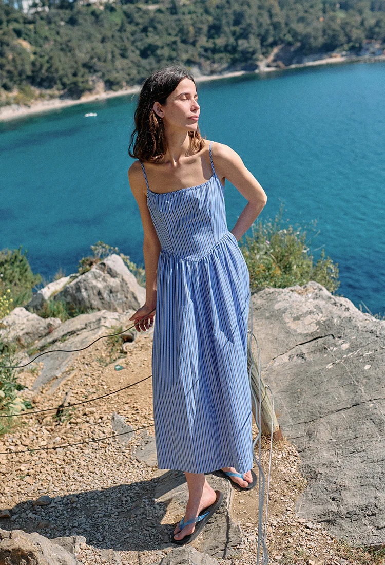 Neroni Stripe Shirting Dress - Image 5