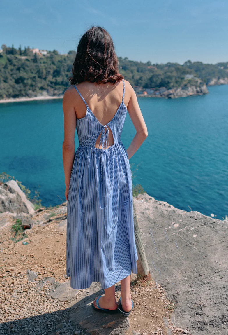 Neroni Stripe Shirting Dress - Image 6
