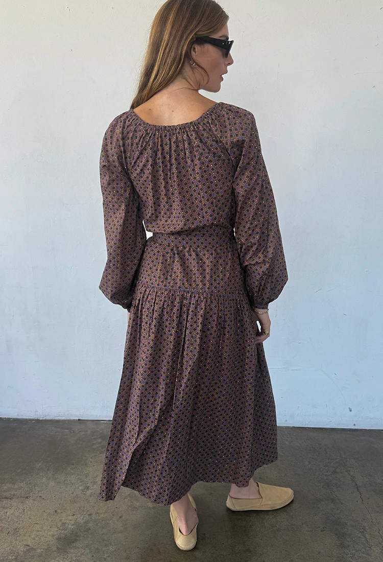 Noro Dress Stained Glass Print Cotton Voile - Image 3