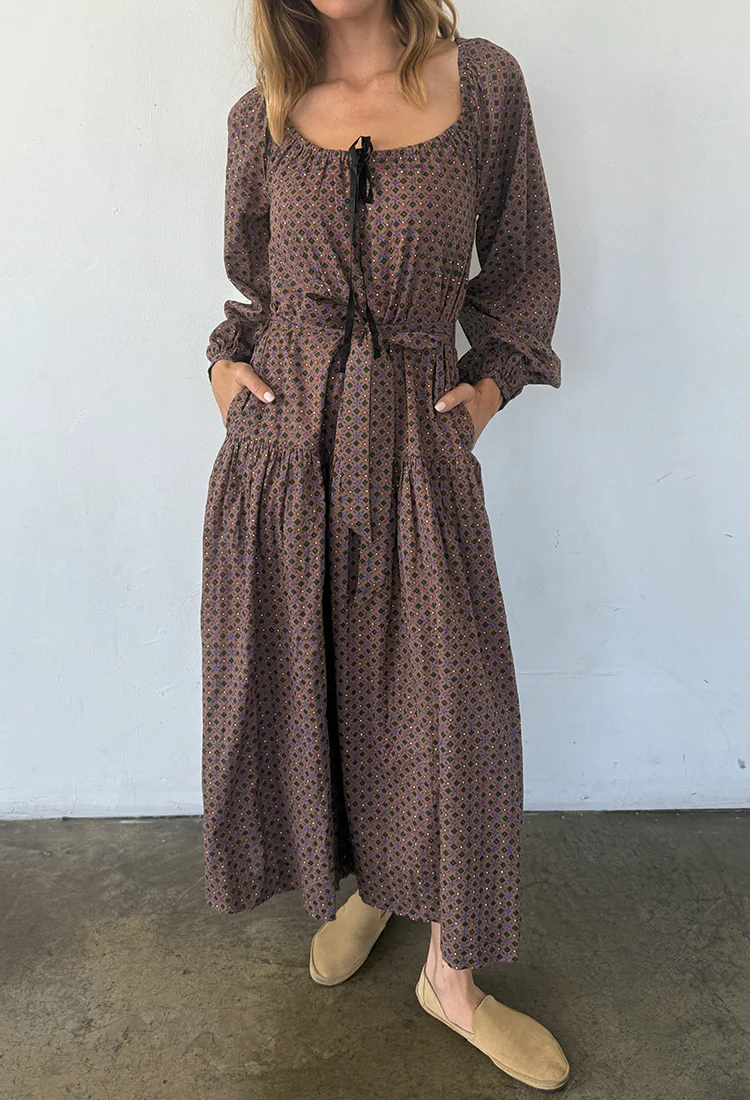 Noro Dress Stained Glass Print Cotton Voile - Image 4