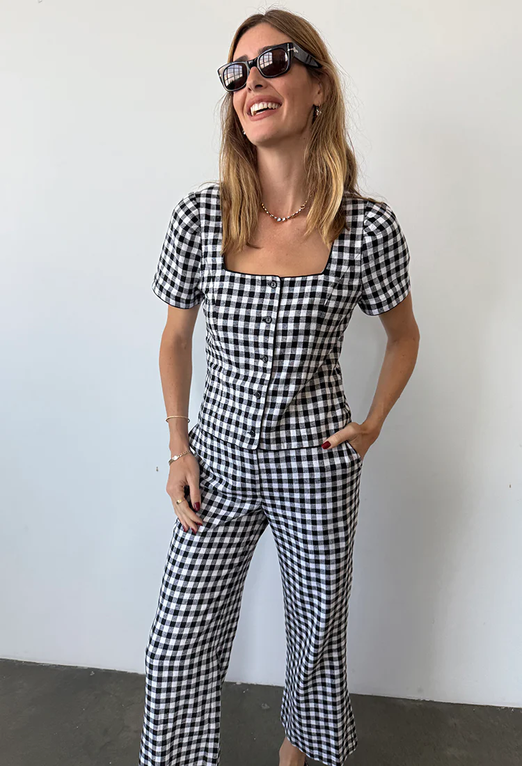 Orlando Gingham Pant - Image 4