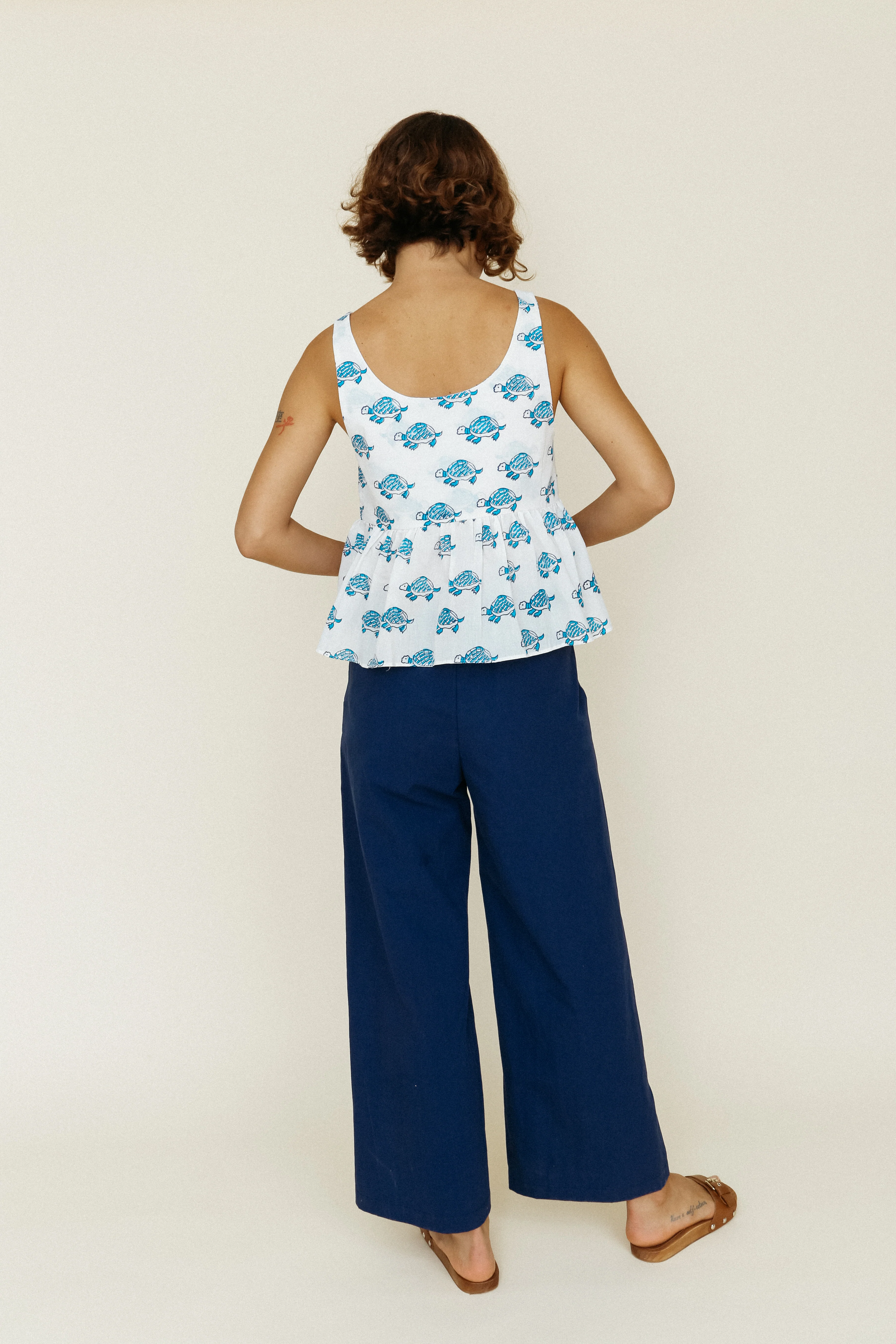 Orlando Pant Navy Washed Cotton - Image 7
