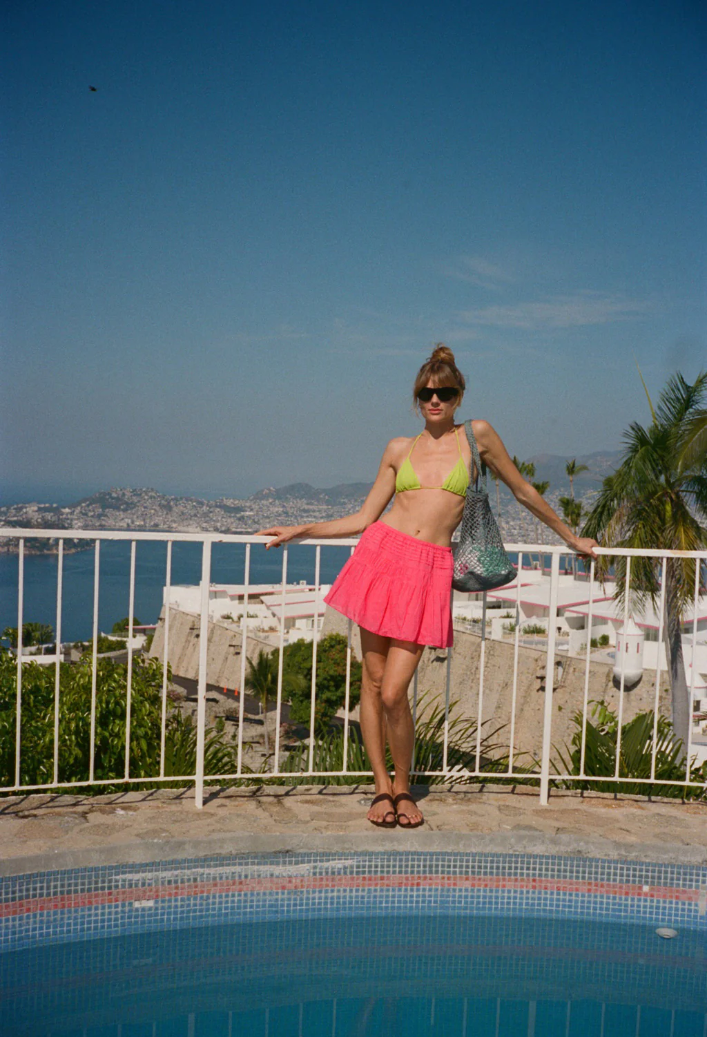 Osa Guava Embroidered Cotton Skirt - Image 4