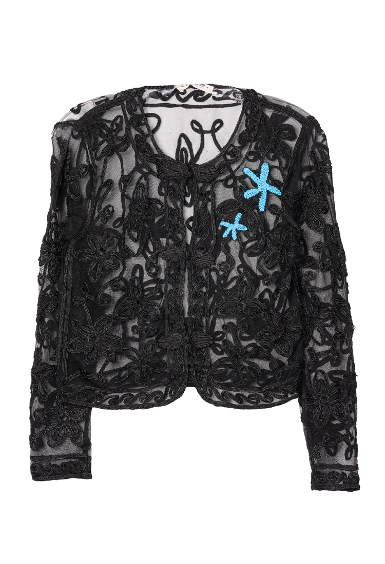 Osane Black Soutache Jacket - Image 7