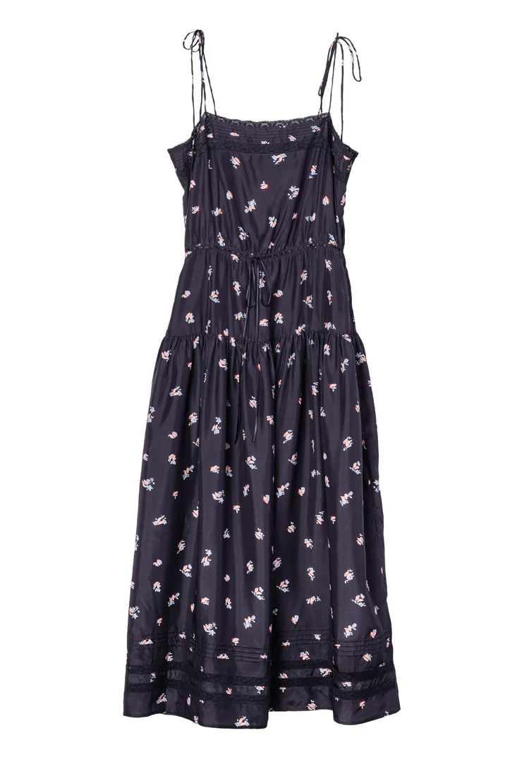 Petra Papillon Silk Dress - Image 4