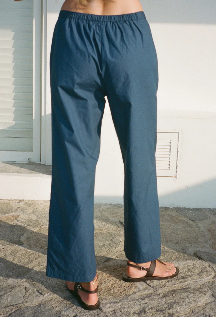 Pietro Midnight Cotton Pant - Image 3