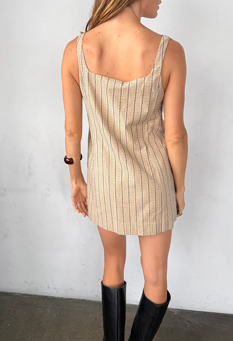 Prima Dress Dune Yarn-Dyed Cotton - Image 5
