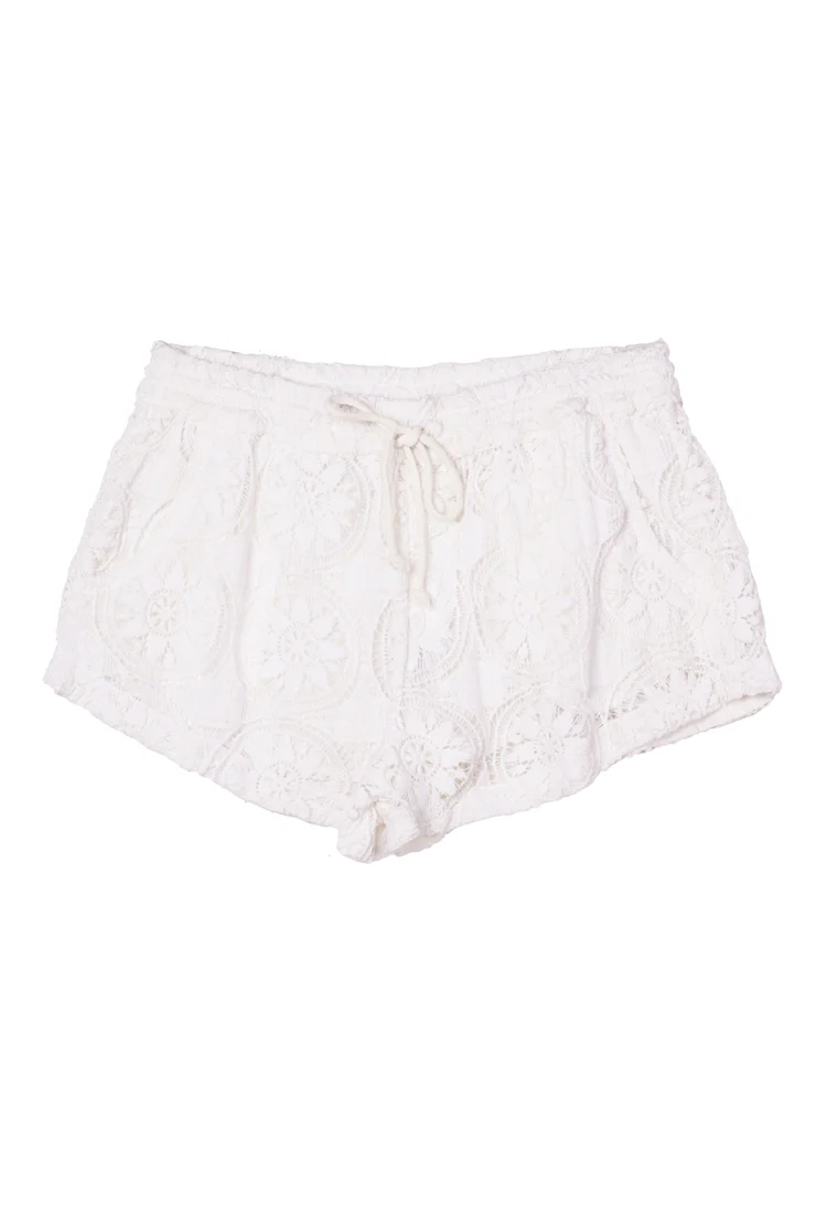 Togo White Crochet Short - Image 5