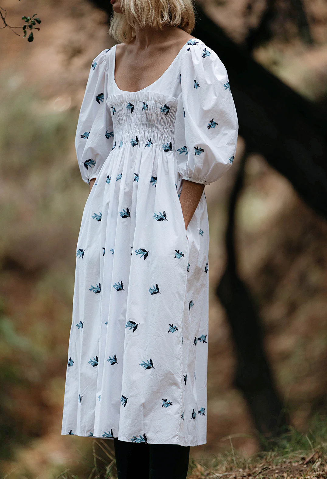 Veneto Dress Cornflower - Image 3