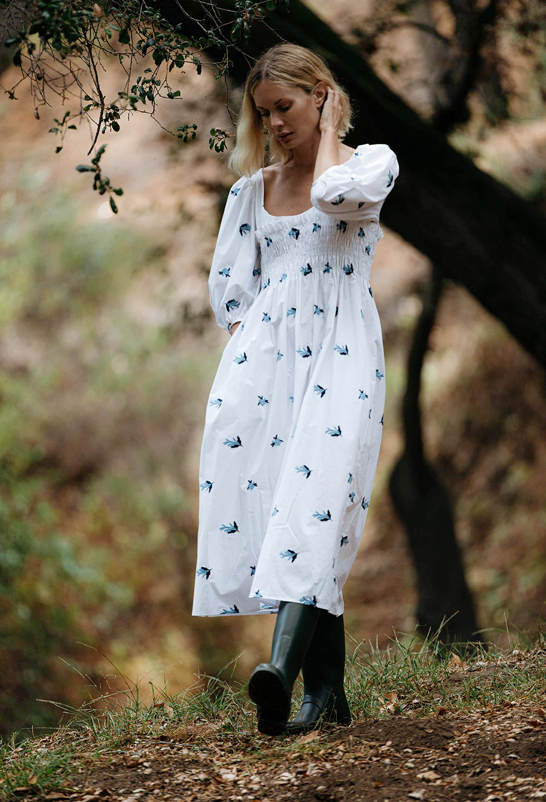 Veneto Dress Cornflower - Image 4