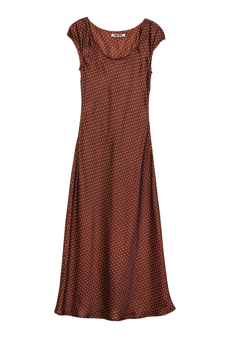 Venus Siena Pin Dot Satin Dress - Image 10