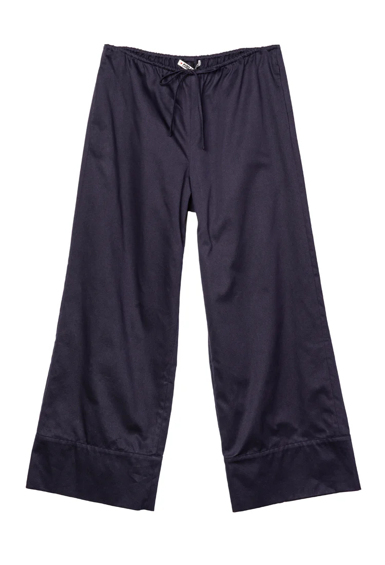 Yuli Midnight Cotton Twill Pant - Image 5