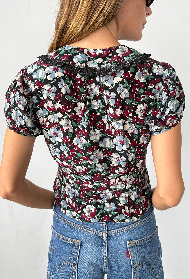 Yvonne Top Peonia Print - Image 3